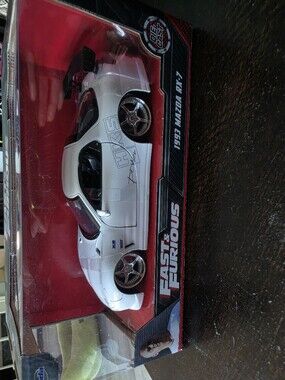 Fast & Furious 1993 Mazda RX-7 White Die-Cast Toy Car